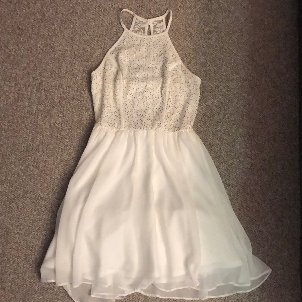“as u wish” white dress